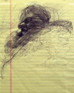 Untitled. Ballpoint on Legal Paper. 2011